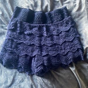 Navy blue hollister skirt